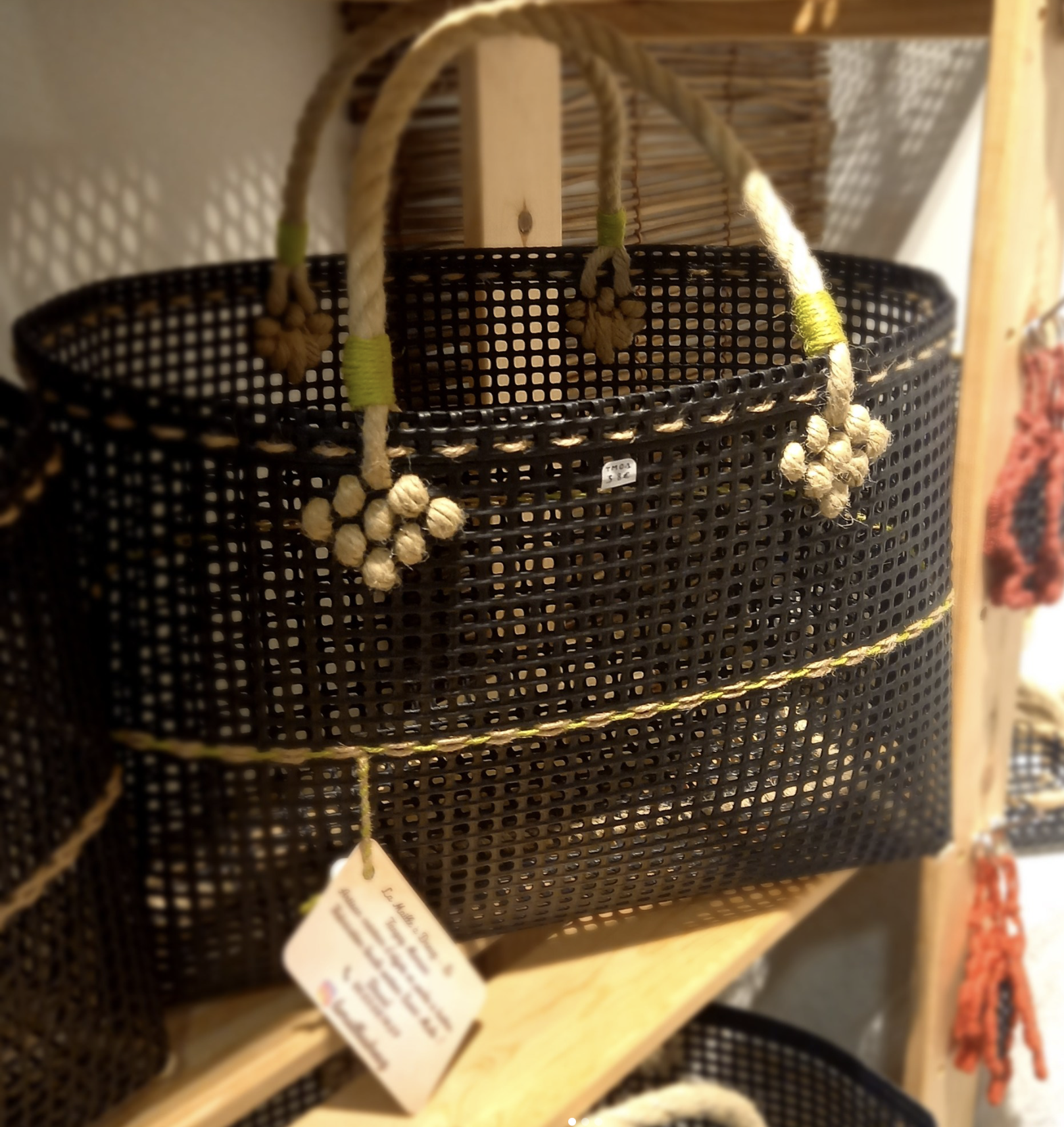 La maille à dreuz sac poche à huitres